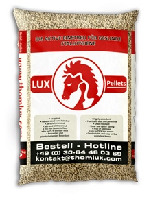 LUX-pellets 6 mm - Ökologische Holzpellets zum Einstreuen